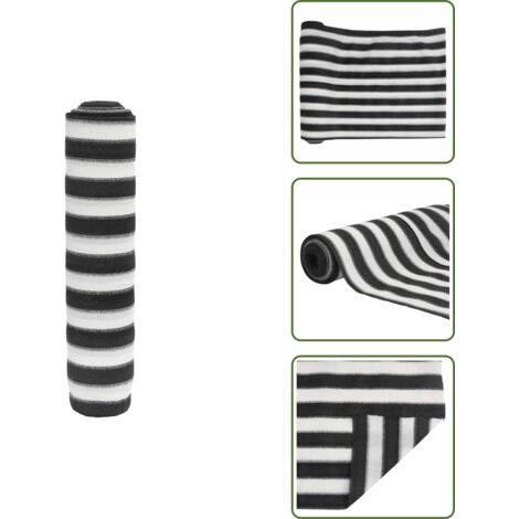 Rete per balcone - vidaXL Rete per Privacy Antracite e Bianca 2x10 m in HDPE 75 g/m² - Rete per giardino