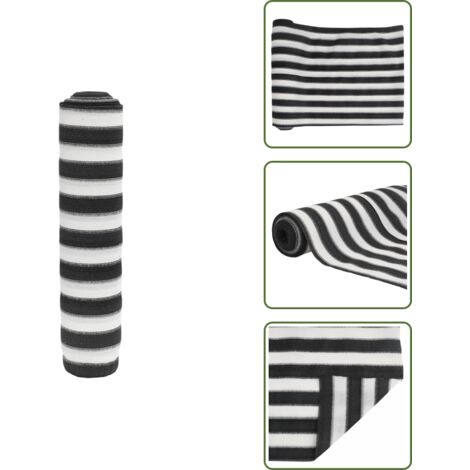 Rete per balcone - vidaXL Rete per Privacy Antracite e Bianca 2x25 m in HDPE 75 g/m² - Rete per giardino