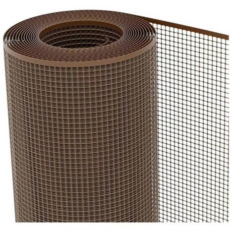 Rete per balconi mm. 10x10 plt. 250 gr./mq. mt.1x50 marrone
