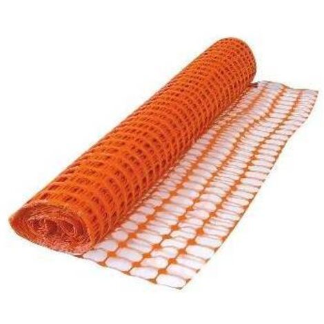 RETE PER DELIMITAZIONE CANTIERE ARANCIO Misura: mt  1,2 x 50