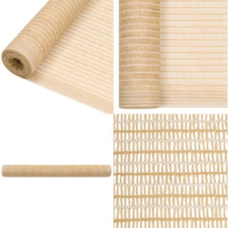 Rete per Privacy Beige 3,6x50 m in HDPE 150 g/m² - Rete da giardino - Rete da balcone