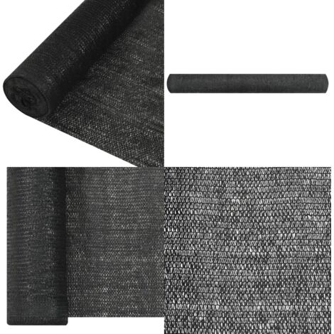 Rete per Privacy Nera 2x25 m in HDPE 195 g/m² - Rete da giardino - Rete in HDPE