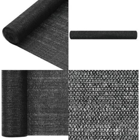 Rete per Privacy Nera 2x25 m in HDPE 75 g/m² - Rete da giardino - Rete in HDPE