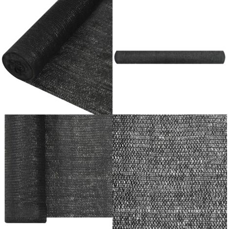 Rete per Privacy Nera 3,6x10 m in HDPE 150 g/m² - Rete da giardino - Rete per balcone