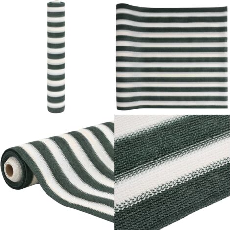 Rete per Privacy Verde e Bianco 1,8x25 m in HDPE 195 g/m² - Rete per balcone - Rete per giardino