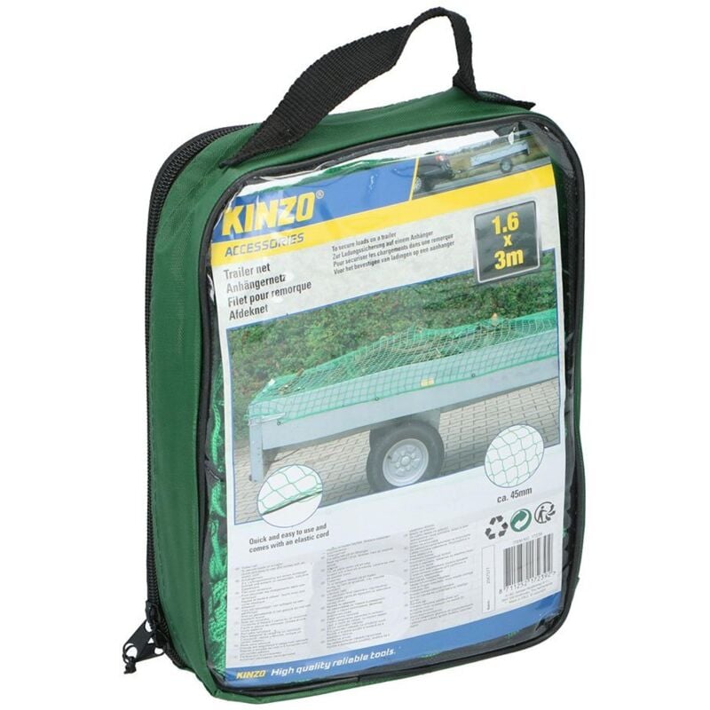 Rete Protezione Rimorchio 1,6x3m Kinzo