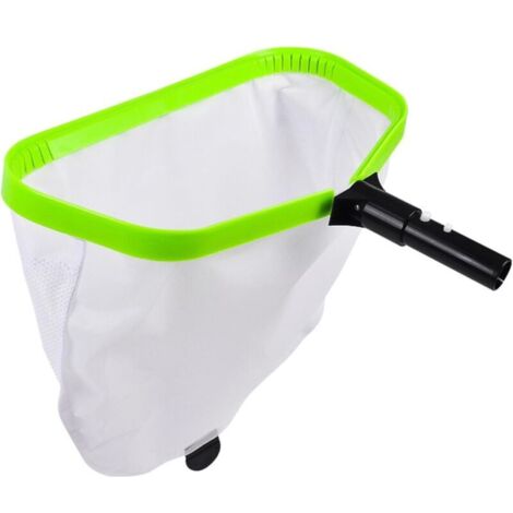 Rete per skimmer da piscina, rete professionale per skimmer da piscina, skimmer per la pulizia di laghetti esterni, a doppio strato, sacco grande e profondo (asta non inclusa)