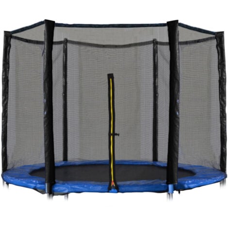 VIKING CHOICE Rete per trampolino 305 cm - bordo esterno - 6 pali - 10 piedi - rete di sicurezza