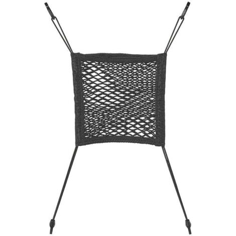 Rete portaoggetti elastica 26x28 cm doppia con ganci in plastica ns 7