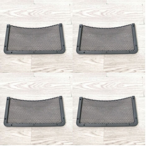 Rete portaoggetti per auto (41,5 x 21,5 cm), organizer da tasca per auto, portautensili, per camper, barca e casa. Rete elastica.