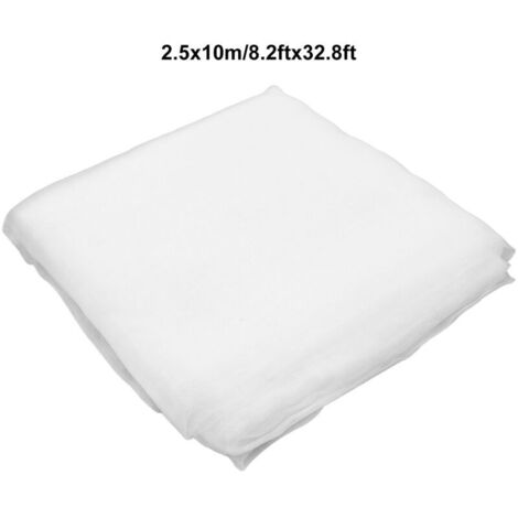 Rete protettiva ultrafine per giardini – maglia per piante, ortaggi, frutta, fiori e colture in serra, 2,5 x 10 m,