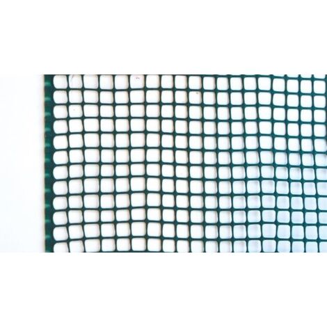 Rete quadra 10x10 mm verde 1x5 - biacchi ettore