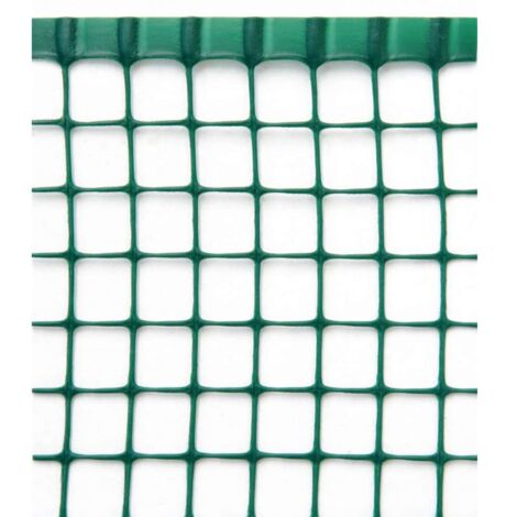 RETE QUADRA 20MM VERDE VENDITA AL METRO VERDEMAX PROTEZIONE PIANTE FIORI