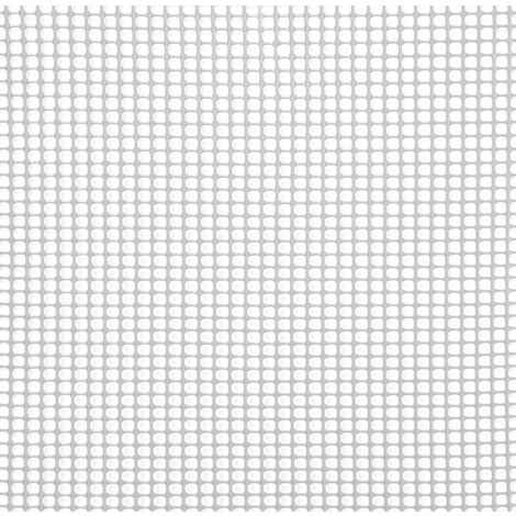 Rete Quadra da Giardino 5mm in Plastica 1x30m Rama Mirror Bianco
