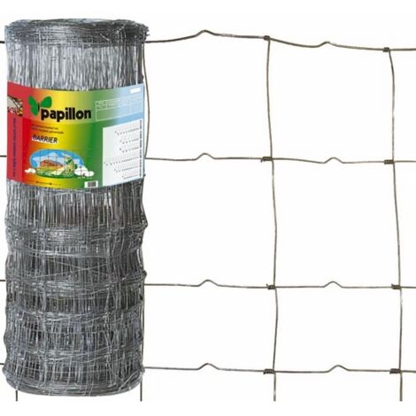 Rete Recinzione Pastorale Zincata a Nodi Barrier 8 Fili orizz. H: 100 cm rotolo 50 Mt