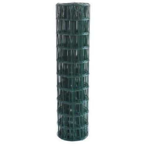 RETE RECINZIONE PROTEZIONE PLASTIFICATA H 120 Cm 75X50 25 METRI MT VERDE