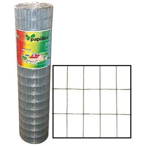 Rete Recinzione Zincata Enclose 50X75 mm H:150 cm Rotolo 25 mt    Filo 1,8 mm