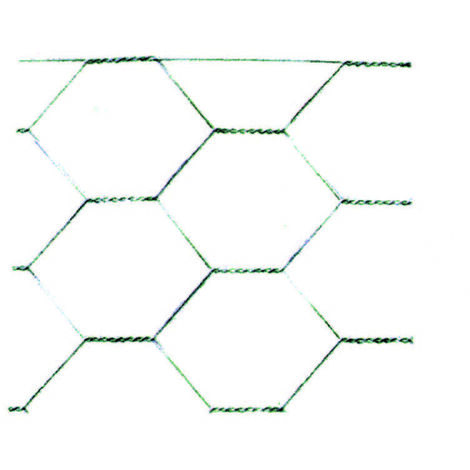 Rete tripla torsione - zincata - Specifiche: maglia 51/6 filo Ø mm 1,1 est. cm 100h.