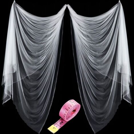 Rete Zanzariera di Insetti e Mosquito e Uccelli Caccia a Cieca Reticolato di Giardino di Protezione di Piante (3 m x 6 m, Bianco)