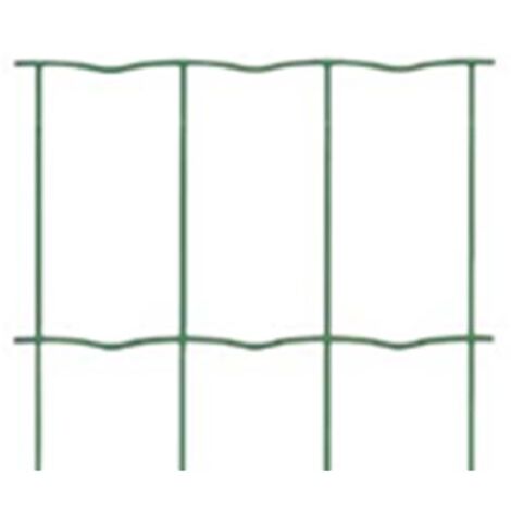 RETE Zincata finitura PVC PAPILLON elettrosaldata 76X63 H125 25MT PLASTICATA SGS