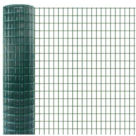 Rete zincata plastificata, 50x75xh.150 cm, 25 mt