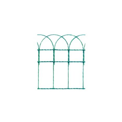 RETE ZINCATA PLASTIFICATA VERDE ARCOPLAX- - cm.120h. filo verticale 3,2 orizzontale 2,2 - 1 rotolo CAVATORTA