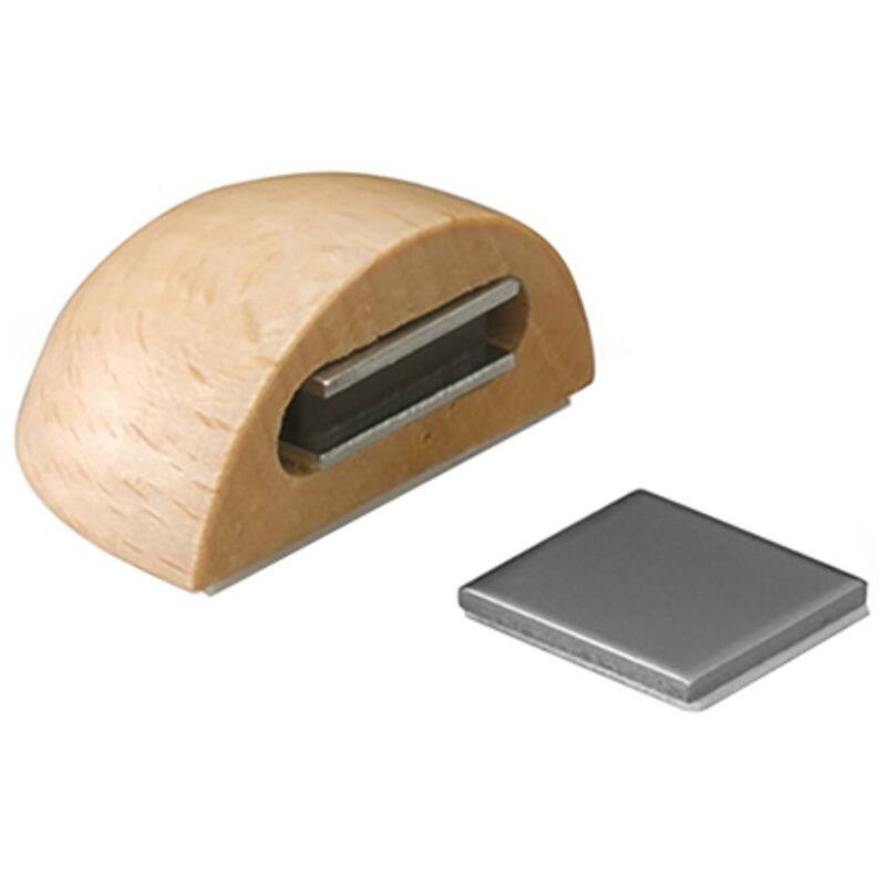 Inofix - Tope puerta madera haya iman 2036-8a