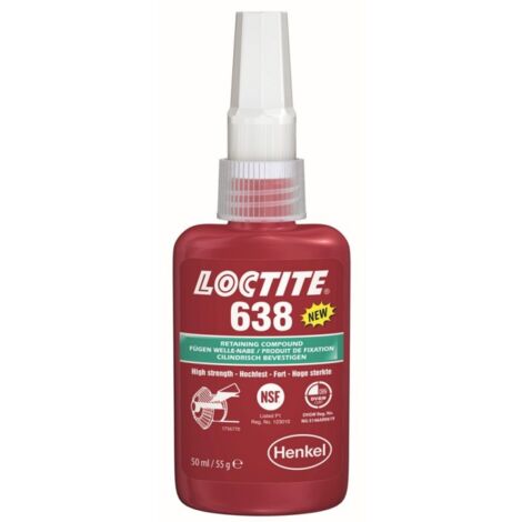 Retenedor montajes holgados loctite 638-50ml