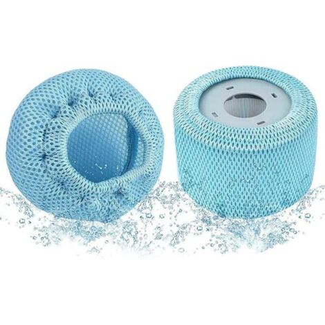 Reti protettive in 2 pezzi compatibili con filtri per spa, copertura in rete per filtro di ricambio Mspa, filtro protettivo in rete elastica per cartucce filtranti, filtro