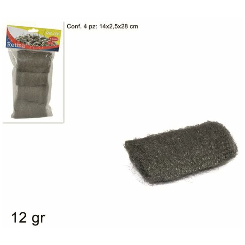 Retina acciaio set 4 pz. GR.12