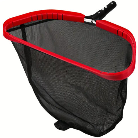 Retino per skimmer in plastica per piscina senza manico - Rastrello per foglie staccabile, strumento per la pulizia dei detriti della piscina