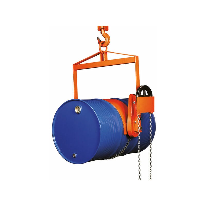 Retourneur de fût à chaîne pour palans et grues - Charge max 360kg - LG800