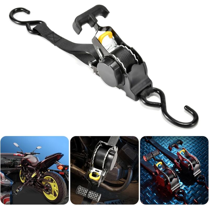 Retractable Auto Ratchet Strap Automatic Shrink Bundle Tape Retractable Belts For Motorcycles Convenience Luggage Straps