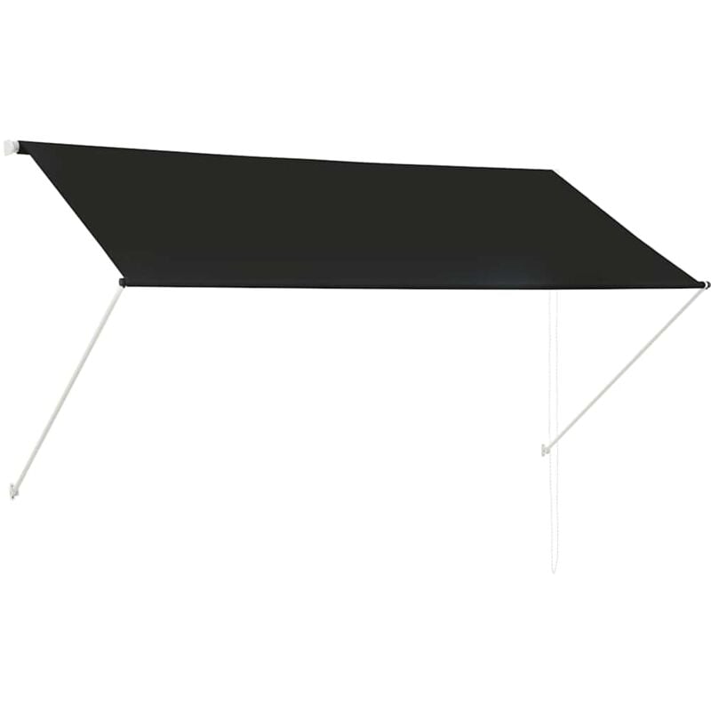 Vidaxl - Retractable Awning 250x150 cm Anthracite