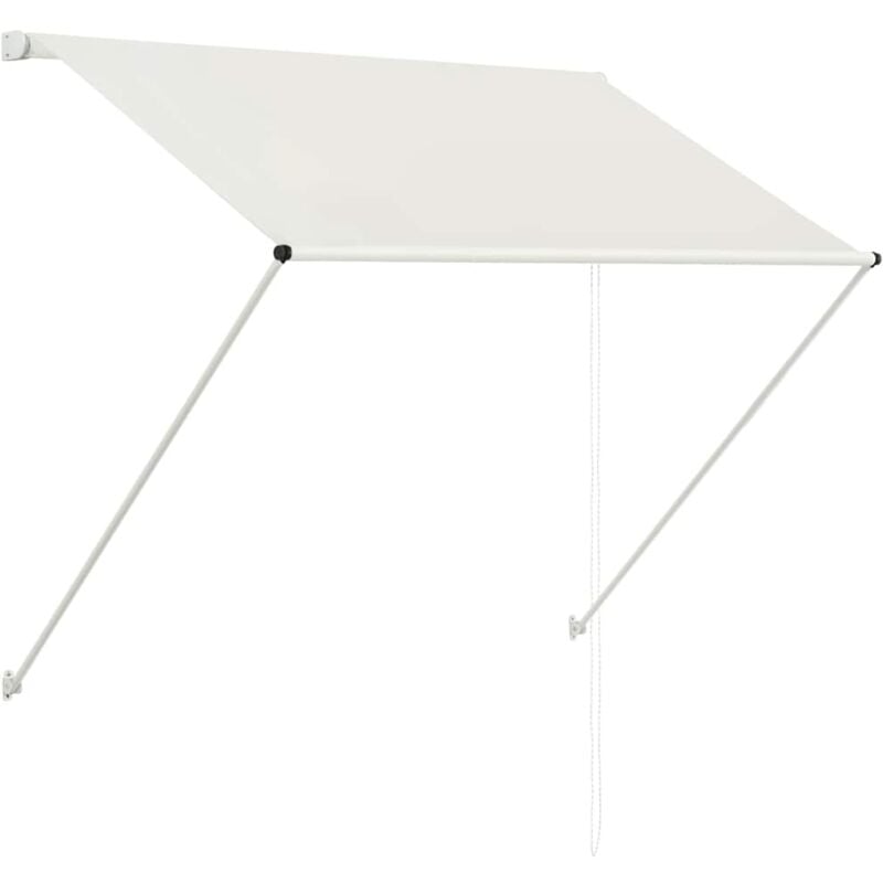 Vidaxl - Retractable Awning 150x150 cm Cream