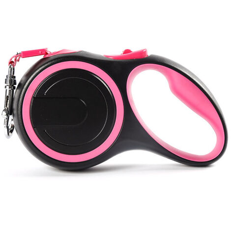 Retractable Leash for Large Dogs, 8M 110lbs 50KG Long Retractable Dog Leash, Heavy Duty Retractable Pet Leash, Automatic Retractable Leash, Pink