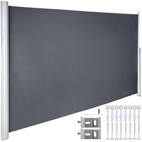 Retractable Patio Screen Retractable Fence, 63x118inch Privacy Screen, Outdoor