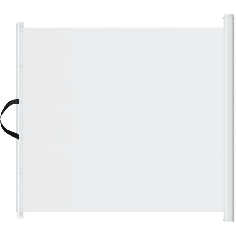 Retractable Pet Gate White 117.5x125 cm Vidaxl