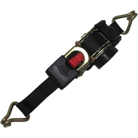 Retractable Ratchet Tie Down Strap with Claw Hook x1 (3M Auto Lashing 0.3T 25MM)