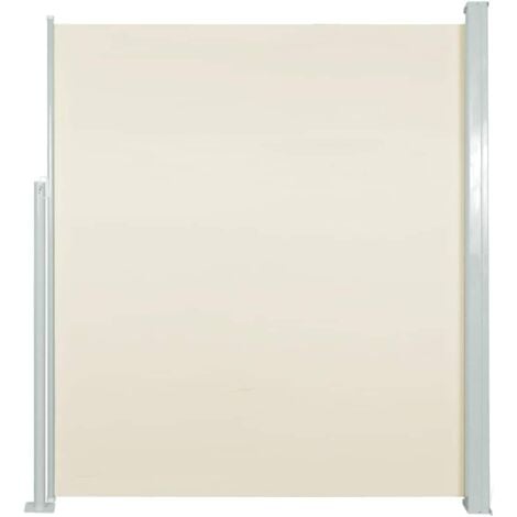 Retractable Side Awning 120 x 300 cm Cream