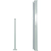 Retractable Side Awning 120 x 300 cm Grey