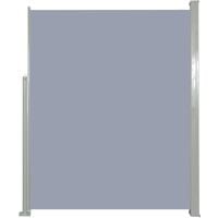 Retractable Side Awning 180 x 500 cm Grey