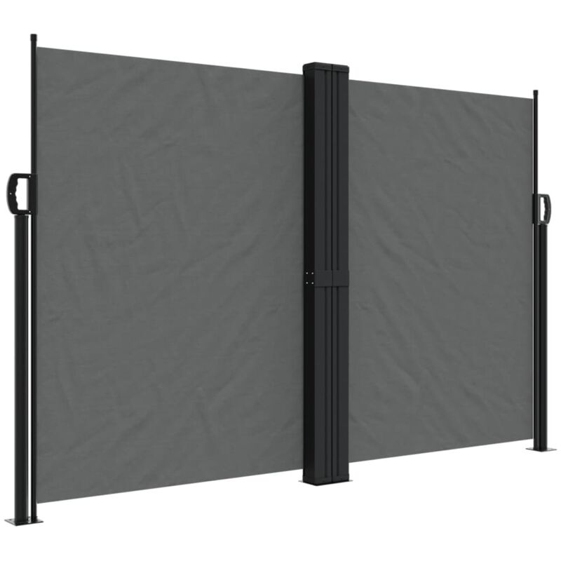 Retractable Side Awning Anthracite 160x1000 Cm Vidaxl