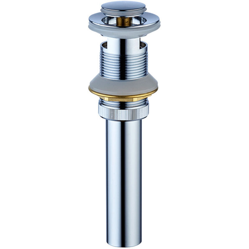 Image of Retractable Sink Drain Plug, All Copper,&hellip;