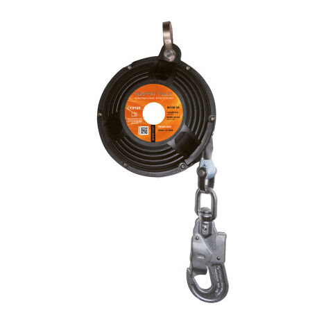 Retráctil de cinta de Cutfibra SAFETOP extra resistente Kompakt Plus                 Sin absorbedor