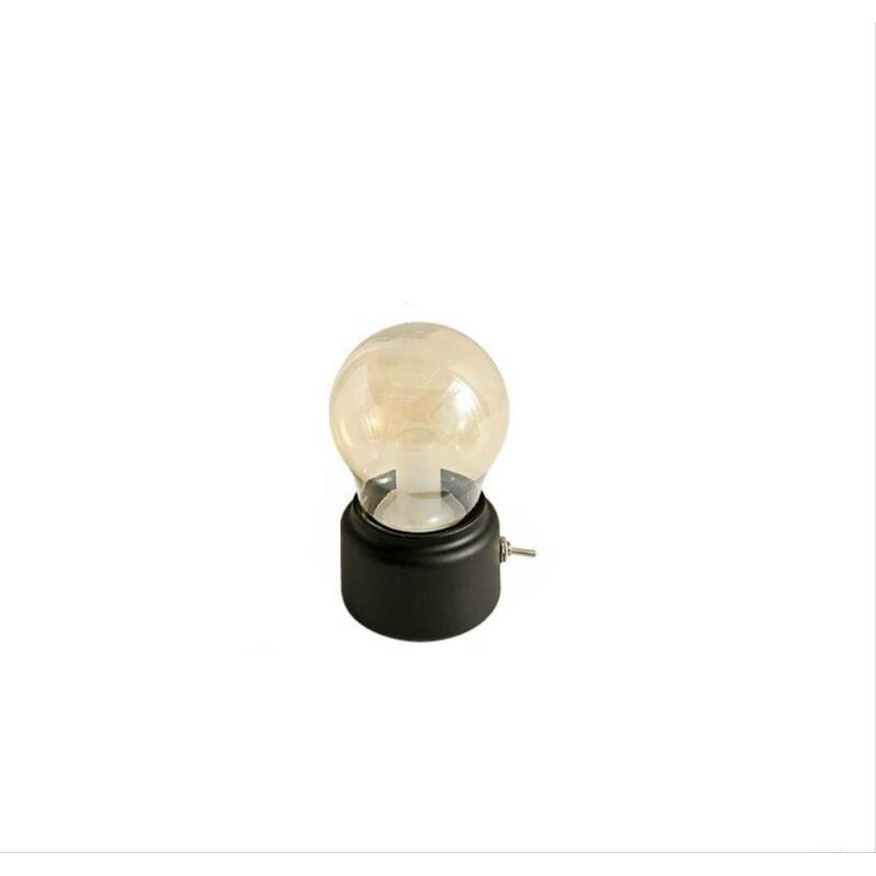 Rétro Ampoule Lumière De Nuit Mini Ampoule De Charge Lumière Led Lampe De Chevet Chambre Lampe De Table Lampe Murale Créatif