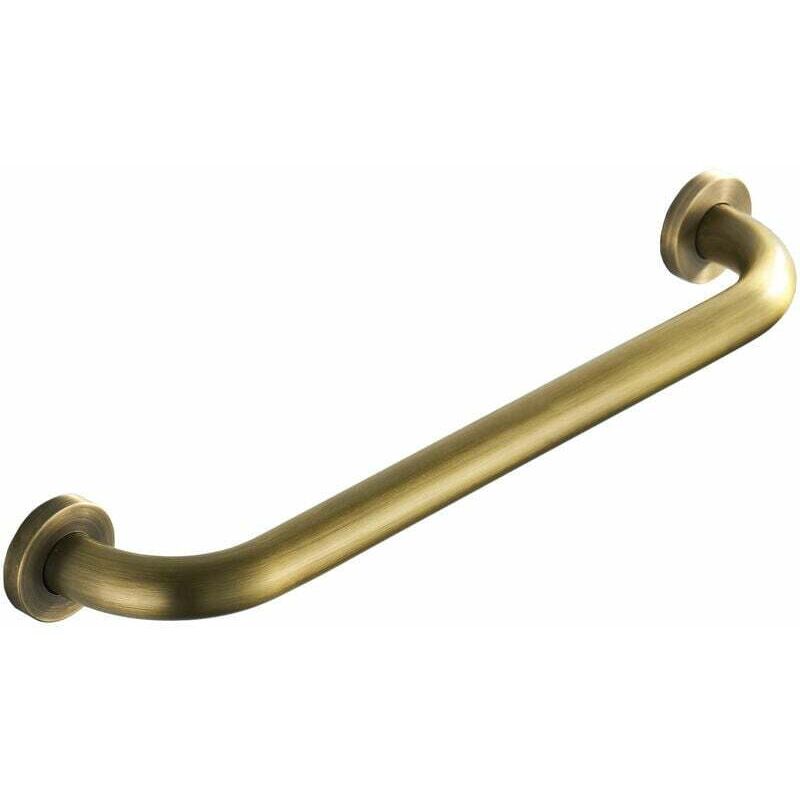 Retro Barre d'appui Sécurité en Cuivre de Salle de Bain Baignoire Douche WC Support Mural Serviette 30cm