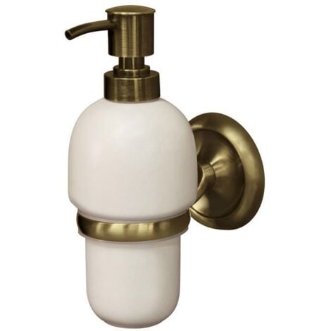 Retro Bathroom Antique Brass Wall Mounted Double Towel Holder