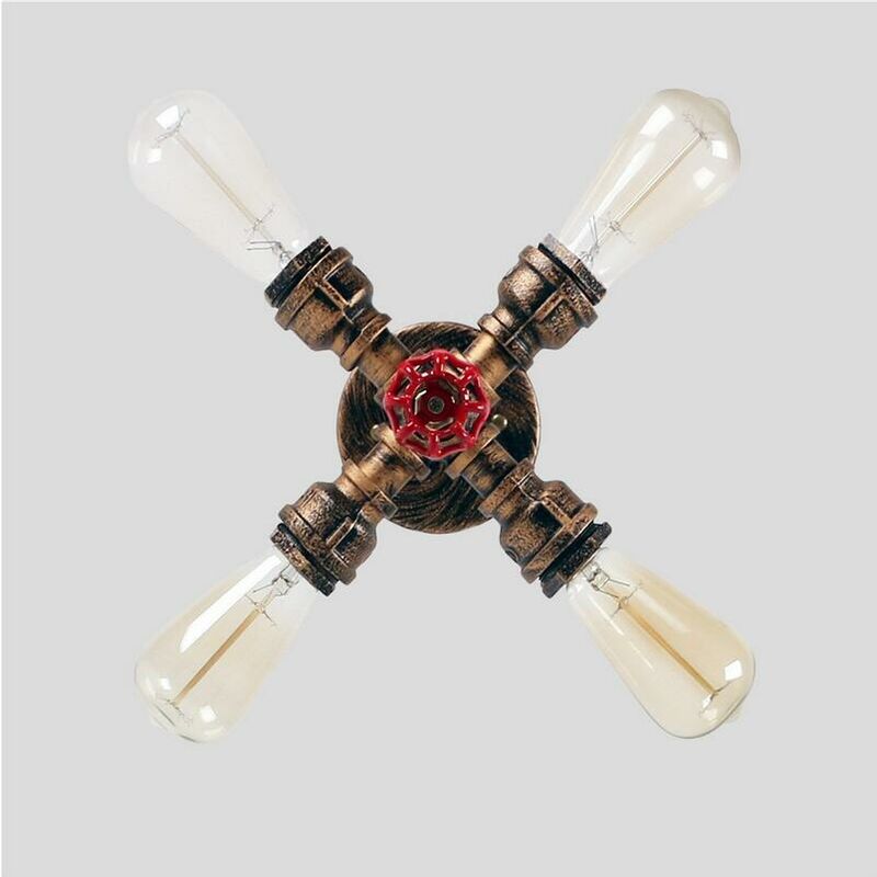 Image of Axhup - Retro Ceiling Light, Industrial&hellip;