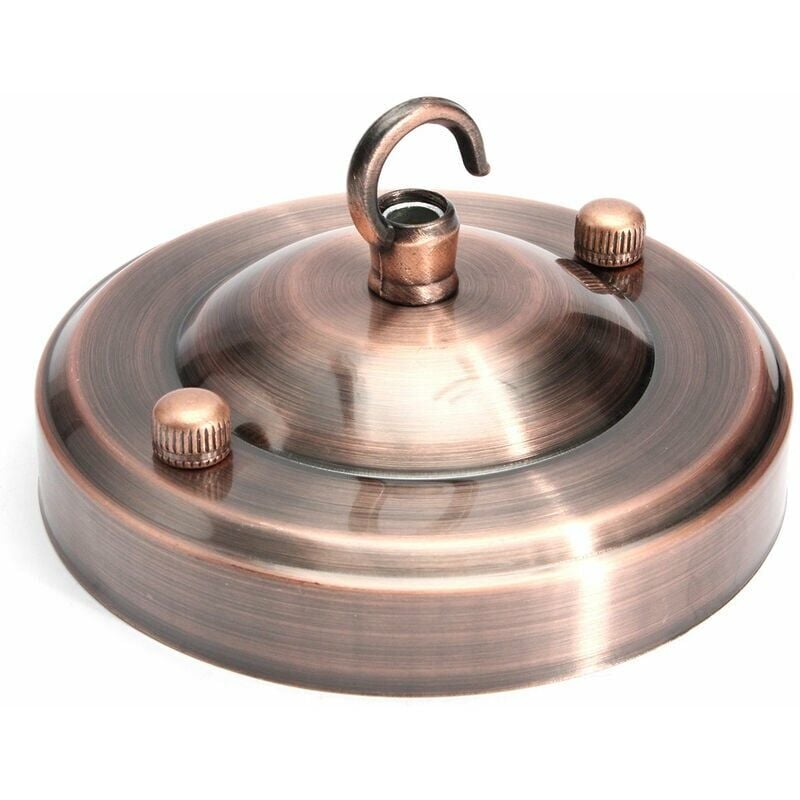 Retro crochet de douille pendentif luminaire Bronze，pour la cuisine à domicile, les toilettes, la salle de bain
